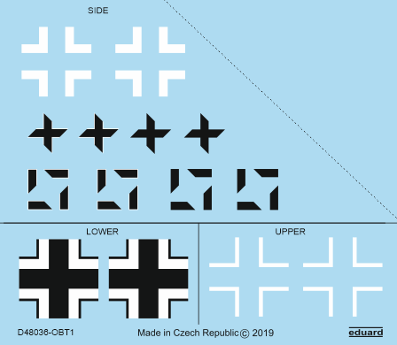 D48036 Fw 190A-8/ R2 национальные обозначения 1/48