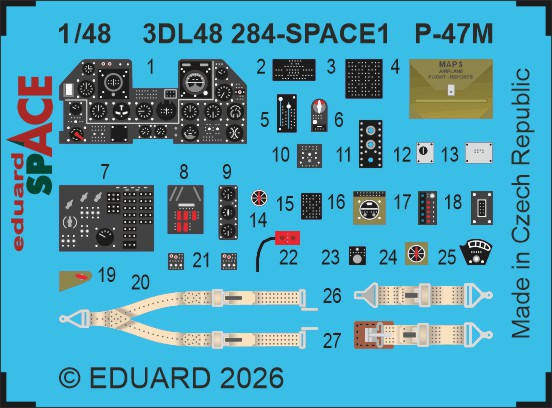 3DL48284 P-47M SPACE