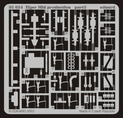 35624 Tiger I средних выпусков 1/35