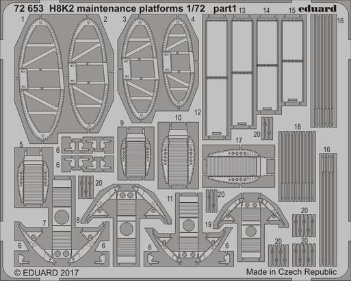 72653 H8K2 сервисные платформы 1/72