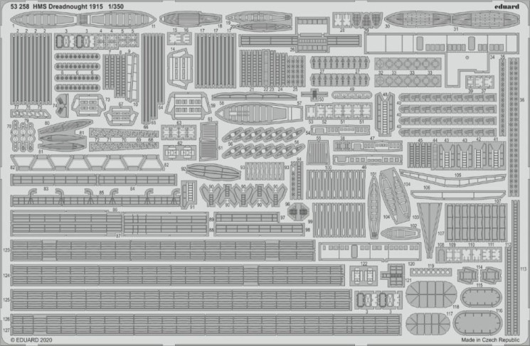 53258  HMS Dreadnought 1915 1/350