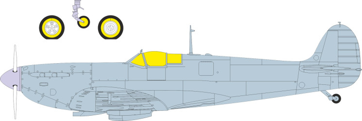 JX346 Маски Spitfire Mk.Vb