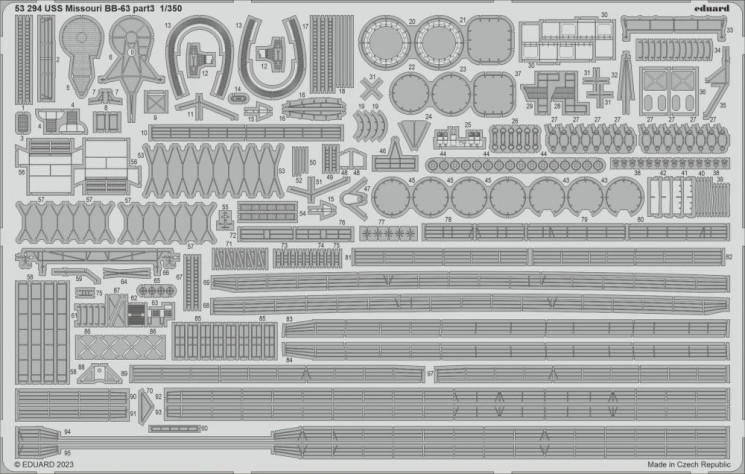 53294 USS Missouri BB-63 частина 3 1/350