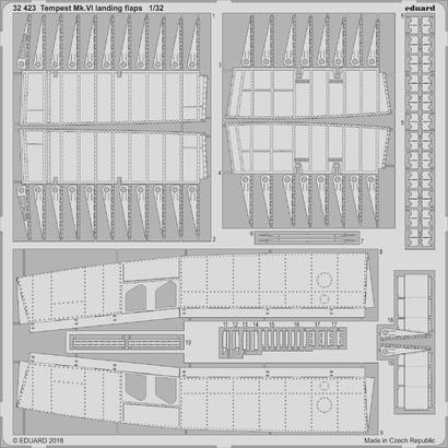 32423 Tempest Mk. VI закрылки 1/32