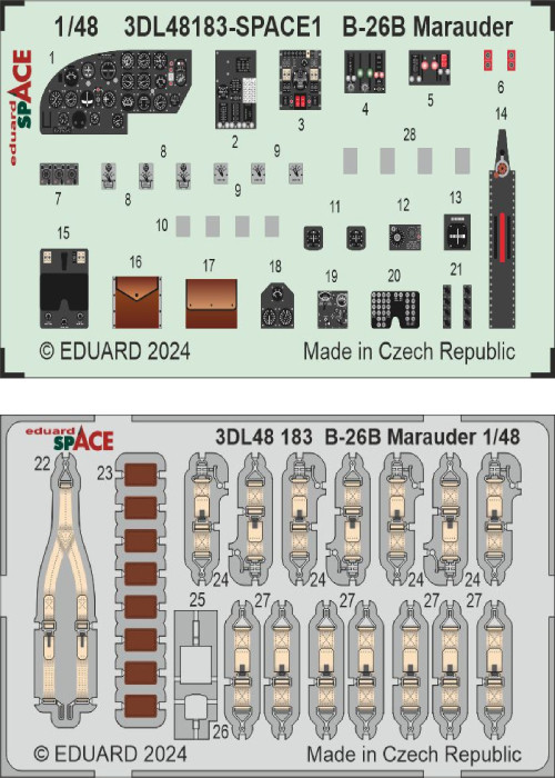 3DL48183 B-26B Marauder SPACE 1/48