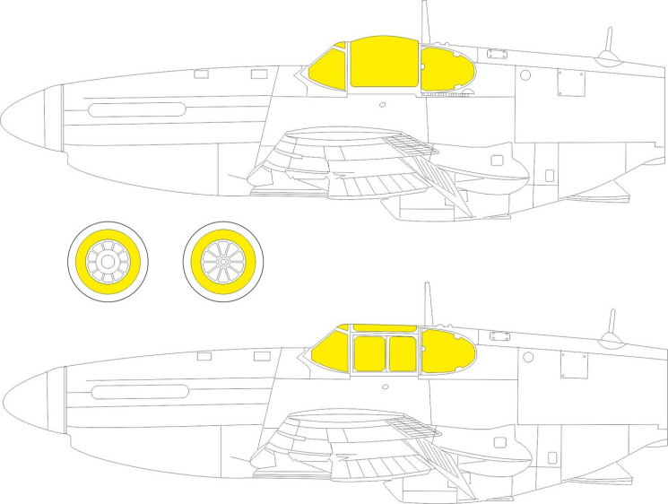 CX620 Маски на P-51B/C 1/72