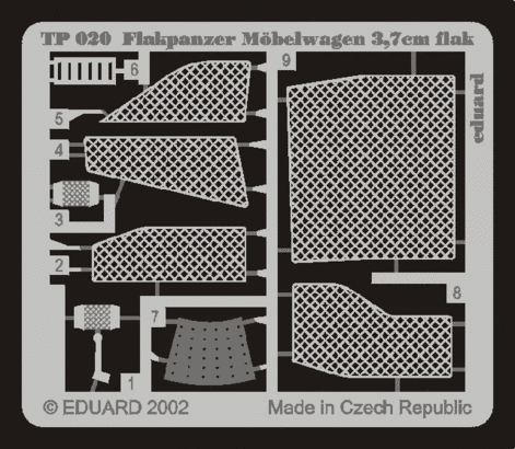 TP020 Flakpanzer IV Mubelwagen 37mm 1/35