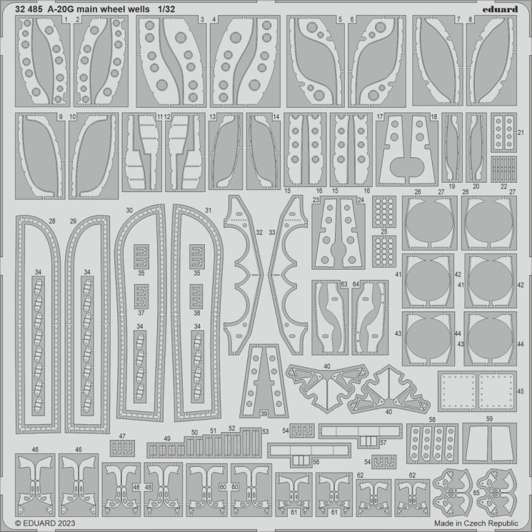 32485 A-20G ніші шасі 1/32