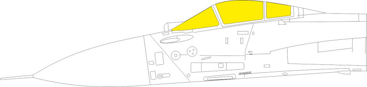 Маски EX873 Су-27K TFace 1/48