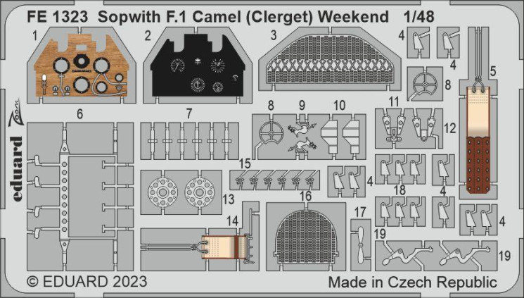 FE1323 Sopwith F.1 Camel (Clerget) Weekend 1/48