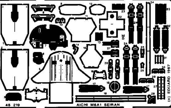 48219 M6A1 Seiran 1/48