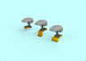 635023 Німецькі фари NOTEK часів Другої світової війни PRINT 1/35