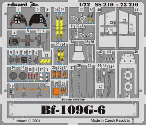 SS210 Bf 109G-6 1/72