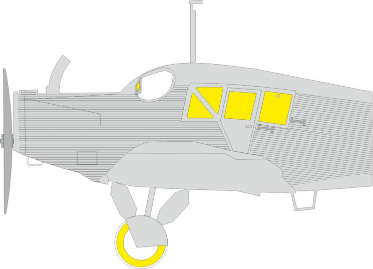 EX1083 Маски Junkers F.13 1/48
