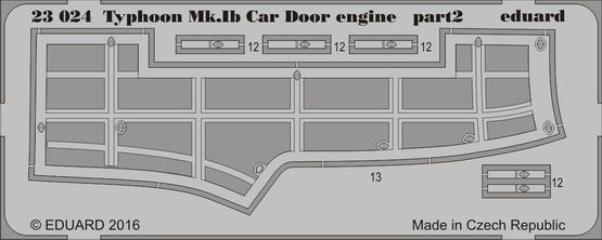 23024 Typhoon Mk. Ib Car Door двигатель 1/24