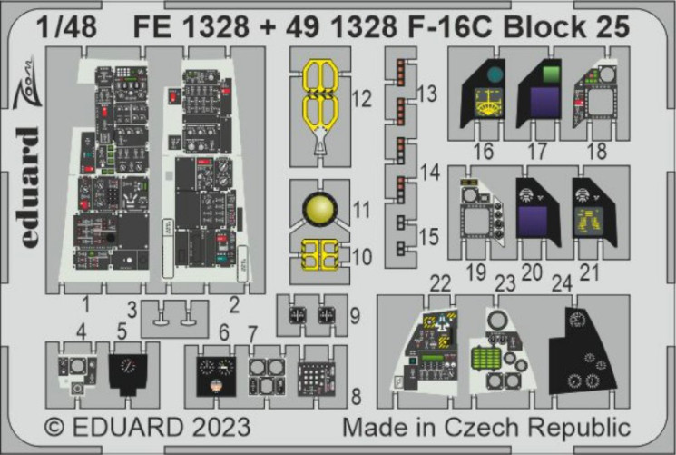 FE1328 F-16C Block 25 1/48
