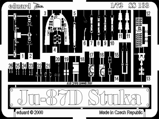 SS133 Ju 87D Stuka 1/72