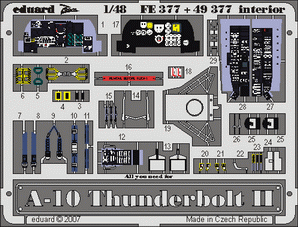 FE377 A-10 интерьер 1/48