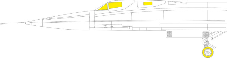EX836 Маски на SR-71A 1/48