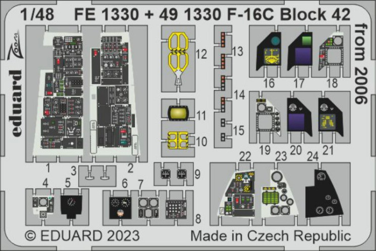 FE1330 F-16C Block 42 після 2006 1/48