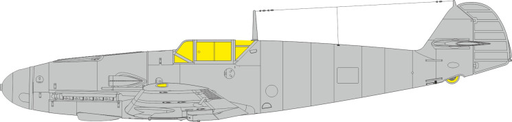 CX699 Маски Bf 109F Weekend 1/72
