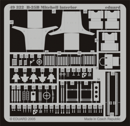 49322 B-25B интерьер 1/48