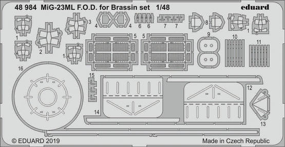 48984 МиГ-23МЛ чехол для набора Brassin 1/48