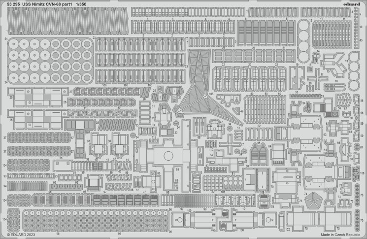 53295 USS Nimitz CVN-68 частина 1 1/350