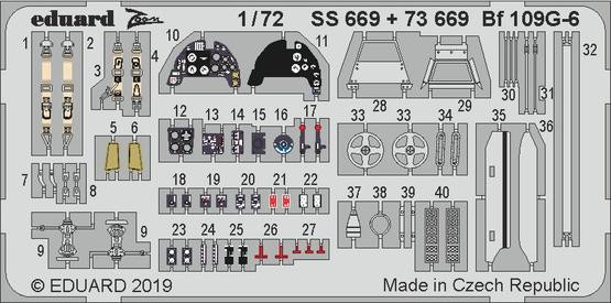 SS669 Bf 109G-6 1/72