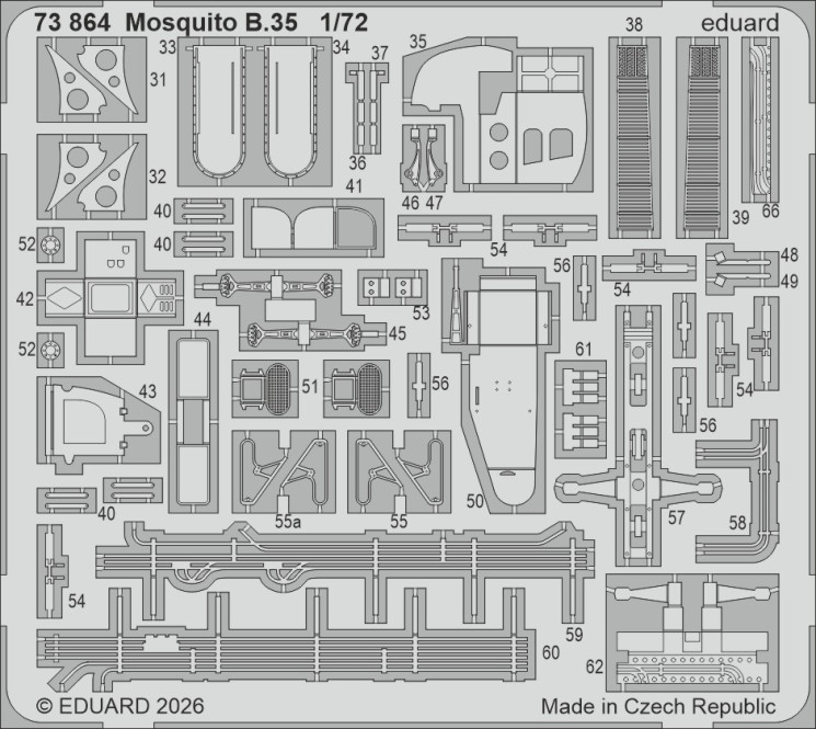 73864 Mosquito B.35 1/72