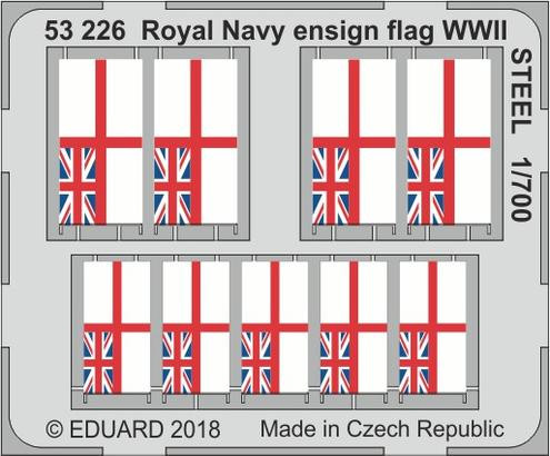 53226 Флаги Royal Navy времен Второй Мировой, сталь 1/700
