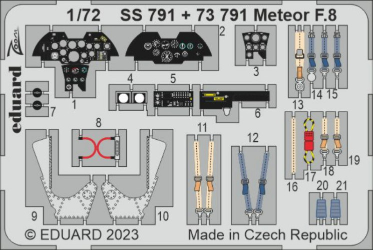 SS791 Meteor F.8 1/72