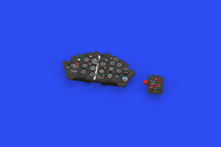 644095 Миг-15бис приборная доска и ремни 1/48