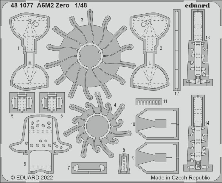 481077  A6M2 Zero 1/48