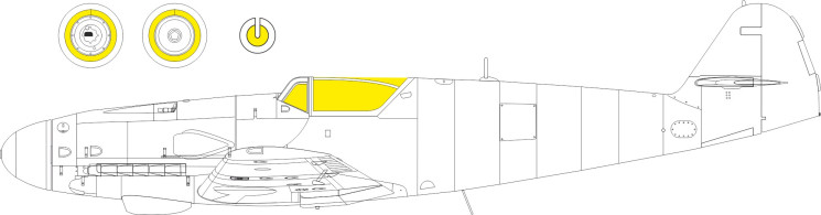 JX339 Маски Bf 109K-4 1/32