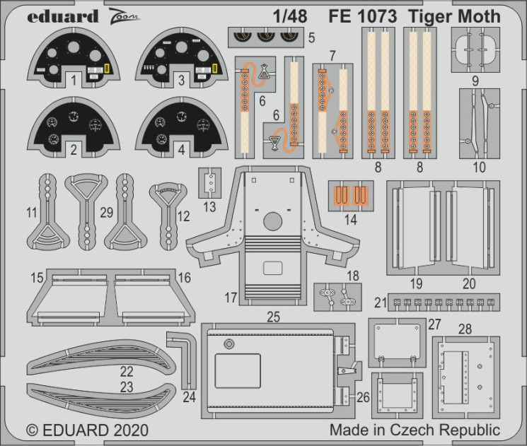 FE1073  Tiger Moth 1/48