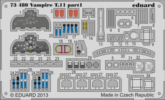 73480 Vampire T.11 1/72