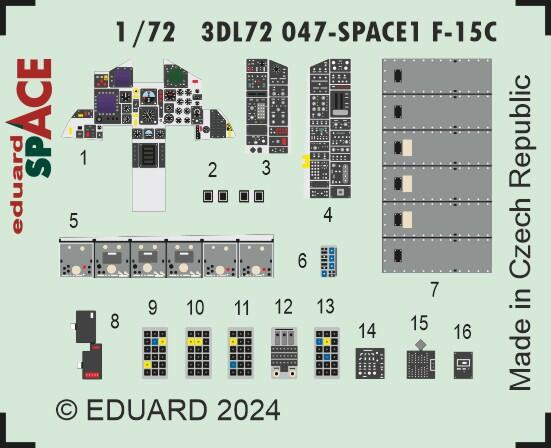 3DL72047 F-15C SPACE 1/72