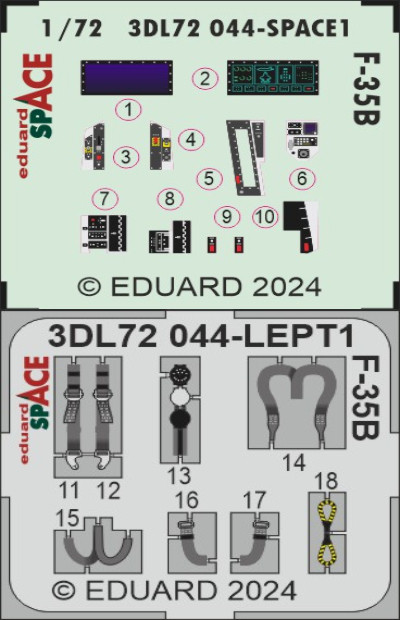 3DL72044 F-35B SPACE 1/72