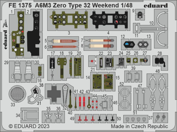 FE1375 A6M3 Zero Type 32 Weekend 1/48