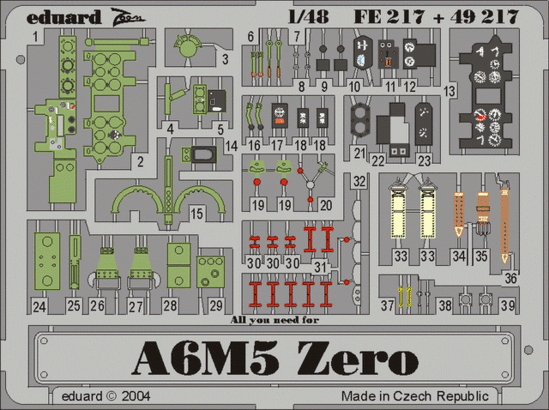 FE217 A6M5 Zero 1/48