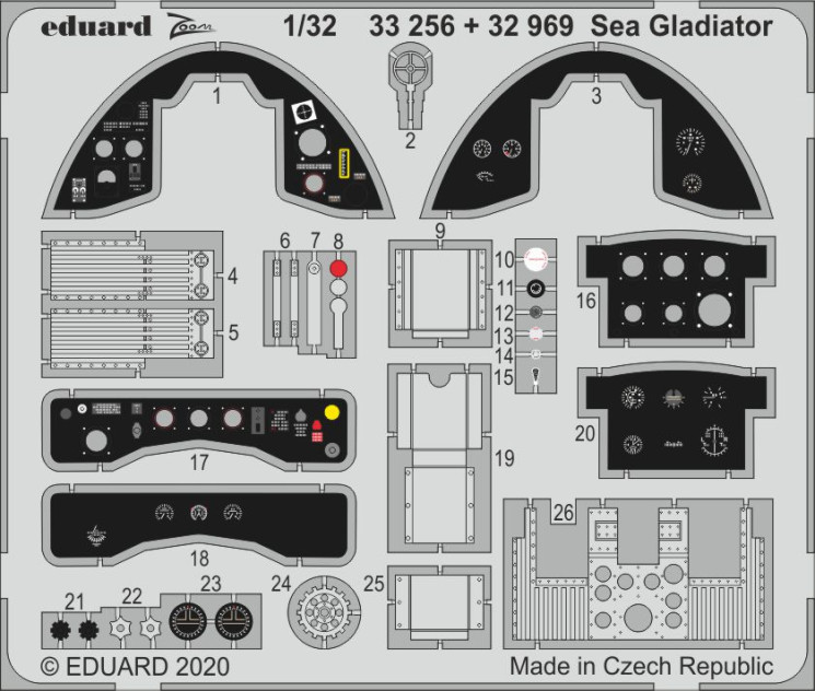 33256  Sea Gladiator 1/32