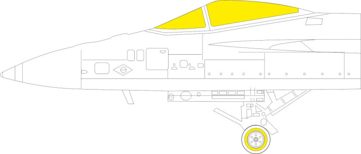 EX787 Маски на F/A-18E TFace 1/48