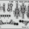 FE1533 UH-60A привязні ремені STEEL 1/48