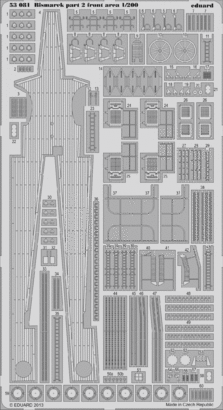 53081 Bismarck часть 2 - передняя часть 1/200