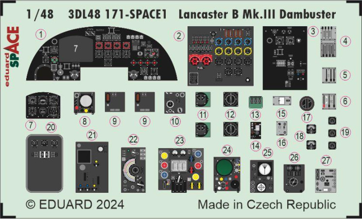 3DL48171 Lancaster B Mk.III Dambuster SPACE 1/48