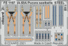 FE1197  IA-58A Pucara привязные ремни STEEL 1/48