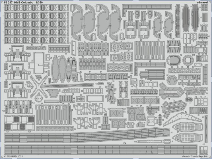 53287 HMS Colombo 1/350