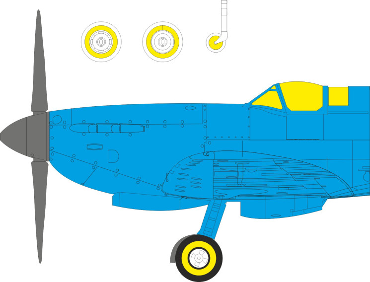 EX1159 Маски Spitfire Mk.IXe