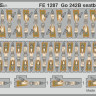 FE1287 Go 242B прив'язні ремені STEEL 1/48